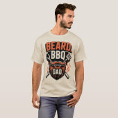 Baard BBQ Vader Grappig Vaderdag Shirt (Voorkant volledig)