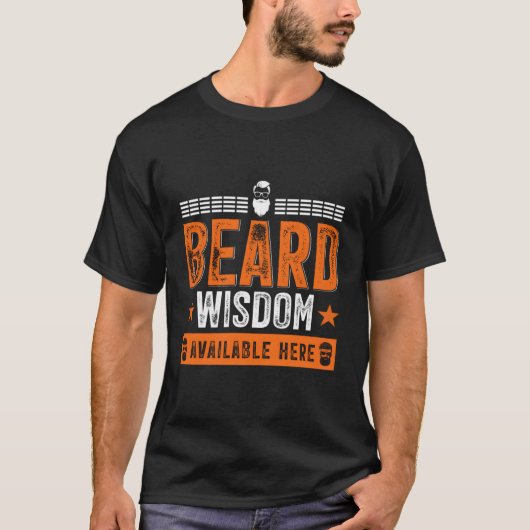 Baard Epic Bearded S Baard Wijsheid T-shirt (Voorkant)