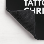 Baard getatoeëerd Christelijk Funny Beard Tattoo T Muismat (Hoek)