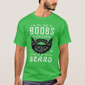 baard grappige spreuk baardige vuile cadeau idee v t-shirt