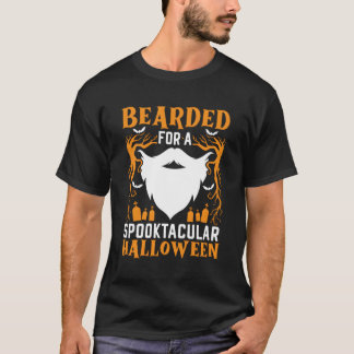 Baard Halloween Trick or treat Mustache Bearded T-shirt