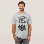 Baard Humor II T-shirt (Voorkant volledig)