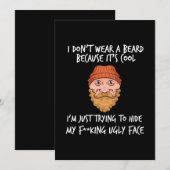 Baard Is Het Cool Kaart (Voorkant / Achterkant)