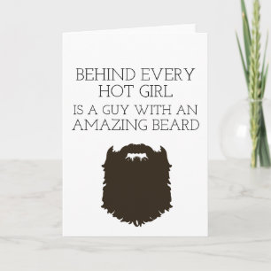 Baard Kaart Grappige baard kaart verjaardagskaart 