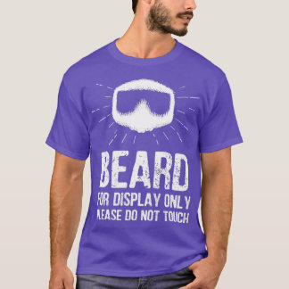 baard niet aanraken t-shirt