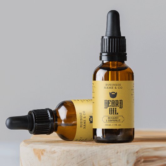 Baard olie Label Grungy 1 OZ Cosmetische fles