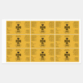 Baard olie Label Grungy 1 OZ Cosmetische fles (Vel)