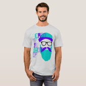 Baard omhoog of zwijg t-shirt (Voorkant volledig)