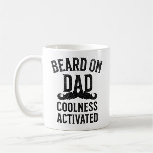 Baard Op Vader Coolheid Geactiveerd Koffiemok