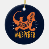 Baardagaam Drakenfluisterreptiel Keramisch Ornament (Voorkant)