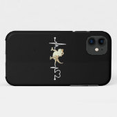 Baardagaam Hartslag Grappig Dier Case-Mate iPhone Case (Achterkant (horizontaal))