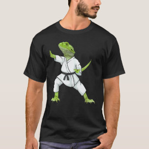 Baardagaam Karate Hagedis Reptiel Dier Austra T-shirt
