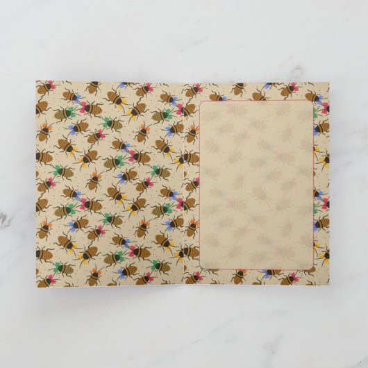 Baardagaam “Kerstman Beardy” Kaart (Binnen)