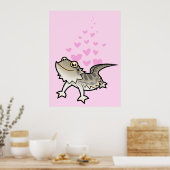 Baardagaam / Rankin Draak Liefde Poster (Keuken)