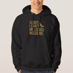 Baardagaam Reptiel Sorry Kan Niet Mijn Hagedis No Hoodie
