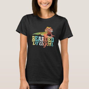 Baardagaam Retro Vintage Reptiel Huisdier T-shirt
