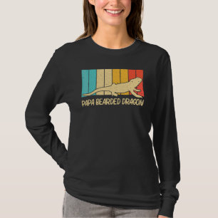 Baardagaam Voor Mannen Vader Reptiel Leguaan Haged T-shirt