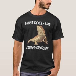 Baardagaam Voor Mannen Vrouwen Hagedis Herpetologi T-shirt