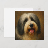 Baardcollie Bedankkaart (Voorkant / Achterkant)