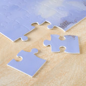 Baardcollie Laat het Sneeuwen Kerstmis Legpuzzel (Zijkant)