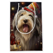 Baardcollie Nieuwjaar Medium Cadeauzakje (Voorkant)