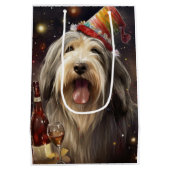 Baardcollie Nieuwjaar Medium Cadeauzakje (Achterkant)