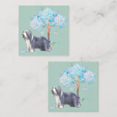 Baardcollie Notitiekaartje (Voorkant / Achterkant)