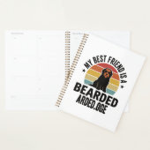 Baardcollie Vintage Sunset Hondenliefhebber Design Planner (Display)