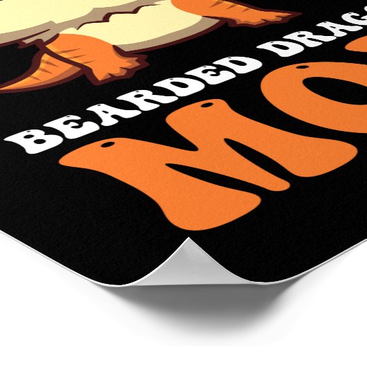 Baarddraak Moeder Poster (Hoek)