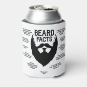 Baardeffecten (zwart) blikjeskoeler (Blikje Achterkant)