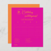 Baardejaarscattergories! Birthday Party Game (Voorkant / Achterkant)