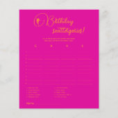 Baardejaarscattergories! Birthday Party Game (Voorkant)