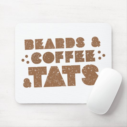 baarden en koffie en tat muismat (Met muis)