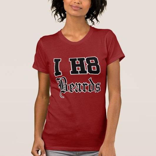 baarden t-shirt (Voorkant)