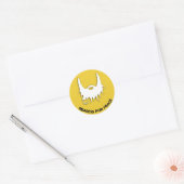 baarden voor vrede sticker nieuwe logo (Envelop)