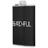 Baardfles - Baard-ig - voor de Baardige Man Heupfles (Links)