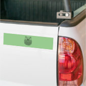 Baardige Beer Product Bumpersticker (Op Truck)