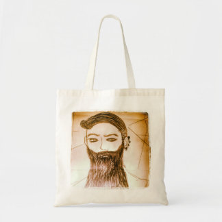 baardige man manga anime in verwrongen wereld tote bag