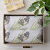 Baardiris Bloem Patroon Tissuepapier (Geschenk)