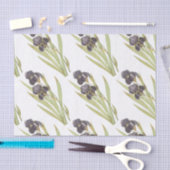 Baardiris Bloem Patroon Tissuepapier (Craft)