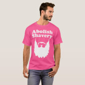 Baardloosheid omarmen t-shirt (Voorkant volledig)