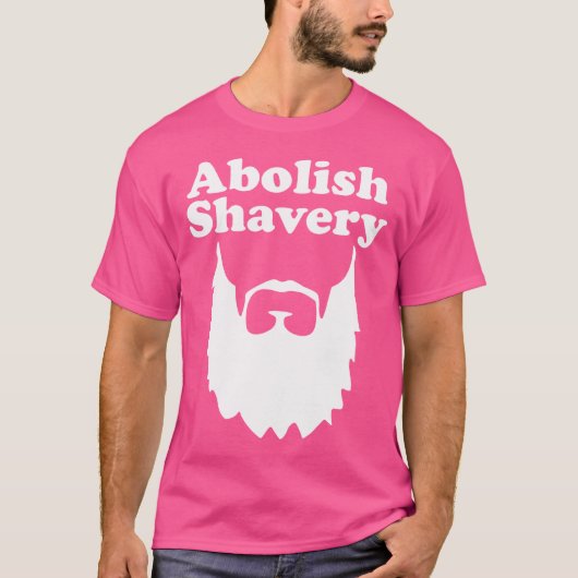Baardloosheid omarmen t-shirt (Voorkant)