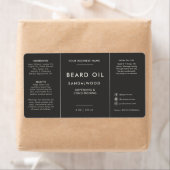 Baardolie 4oz druppelfles Etiket (Insitu)