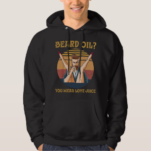 Baardolie Je bedoelt Liefdes Juice Vintage Retro Z Hoodie