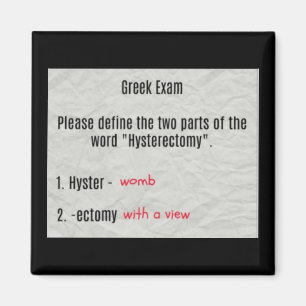 baarmoeder met een Uitzicht hysterectomie magneet