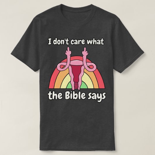 Baarmoeder Vrouwenrechten T-shirt (Design voorkant)