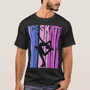 baarmoederhals Verjaardag ijsschaatsen Retro Ska T-shirt