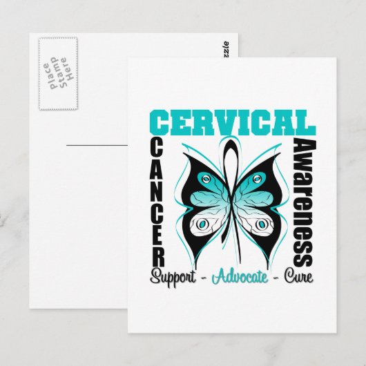 Baarmoederhalskanker Briefkaart (Voorkant / Achterkant)