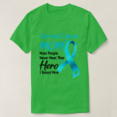 Baarmoederhalskanker De meeste mensen ontmoeten hu T-shirt (Design voorkant)