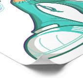 Baarmoederhalskanker met een verkeerde meid poster (Hoek)